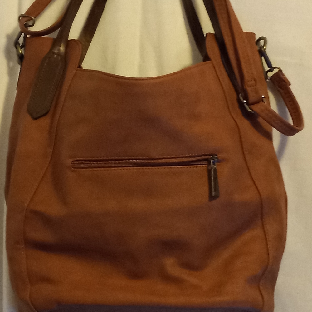 Large brown handbag